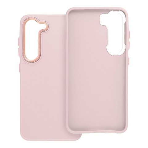 Etui na Samsung S23 Frame pudrowy róż