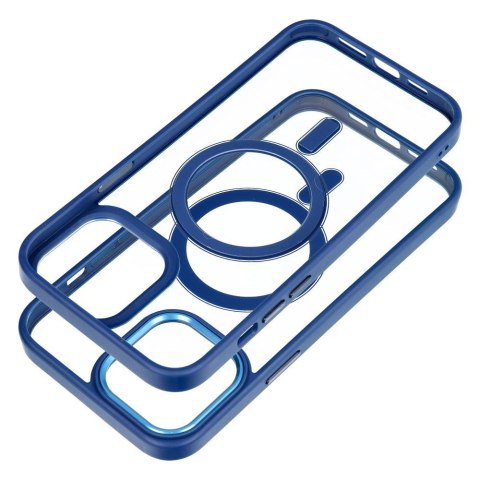 Etui na iPhone 13 PRO MAX Color Edge Mag Cover zgodne z MagSafe niebieskie