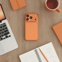 Etui na iPhone 15 PRO Make 17 zgodne z MagSafe pomarańczowe