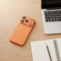 Etui na iPhone 15 PRO Make 17 zgodne z MagSafe pomarańczowe