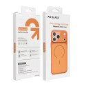 Etui na iPhone 15 PRO Make 17 zgodne z MagSafe pomarańczowe