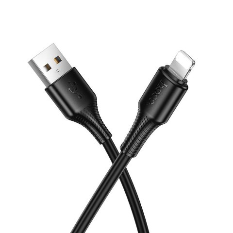 Kabel USB A do Lightning Hoco 2,4A 1 m X120 czarny