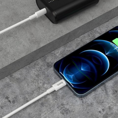Kabel USB C do Lightning Hoco PD 3A 20W 1 m X56 biały