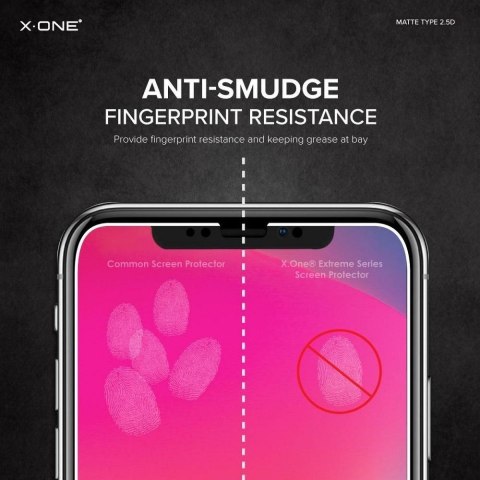 Szkło hartowane 3D do Samsung S21 X-One Full Cover (case friendly) działający czytnik