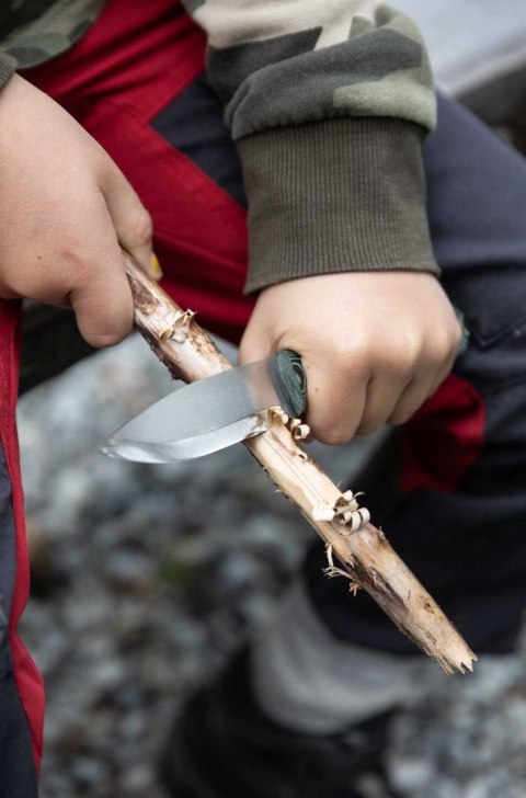 Nóż Casstrom No.8 SFK 14C28N Micarta zielona bushcraft