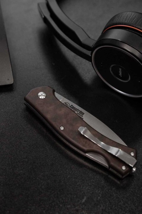 Nóż składany Casstrom Lars Falt EDC Coffee 14C28N lekki