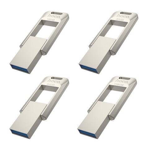 Pendrive 32GB USB 3.0 (USB A) Hoco UD16 nikiel