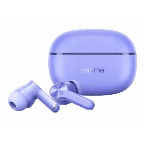 Słuchawki bezprzewodowe douszne Realme Buds T200 Lite fioletowe