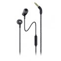 Słuchawki przewodowe douszne Jack 3,5 mm z mikrofonem JBL T50HI 360 czarne