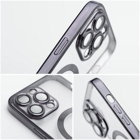 Etui na iPhone 12 Electro Mag Cover zgodne z MagSafe czarne