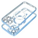 Etui na iPhone 12 Electro Mag Cover zgodne z MagSafe niebieskie