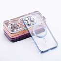 Etui na iPhone 12 Electro Mag Cover zgodne z MagSafe niebieskie
