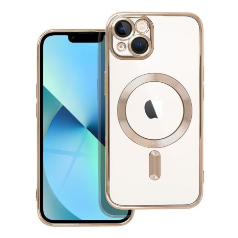 Etui na iPhone 13 Electro Mag Cover zgodne z MagSafe złote