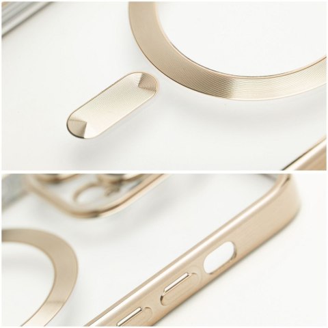 Etui na iPhone 13 Electro Mag Cover zgodne z MagSafe złote