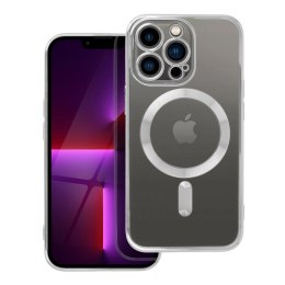 Etui na iPhone 13 PRO Electro Mag Cover zgodne z MagSafe srebrne