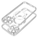 Etui na iPhone 13 PRO Electro Mag Cover zgodne z MagSafe srebrne