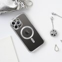 Etui na iPhone 13 PRO Electro Mag Cover zgodne z MagSafe srebrne