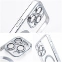 Etui na iPhone 13 PRO Electro Mag Cover zgodne z MagSafe srebrne