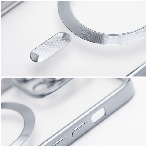 Etui na iPhone 13 PRO Electro Mag Cover zgodne z MagSafe srebrne