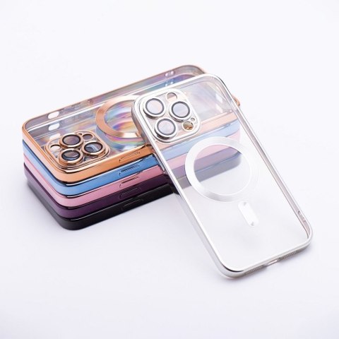 Etui na iPhone 13 PRO Electro Mag Cover zgodne z MagSafe srebrne