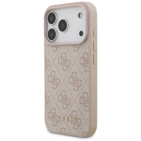 GUESS futerał do IPHONE 17 Pro GUHCP17LG4GFPI (PU 4G Classic) różowy