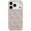 GUESS futerał do IPHONE 17 Pro GUHCP17LG4GFPI (PU 4G Classic) różowy