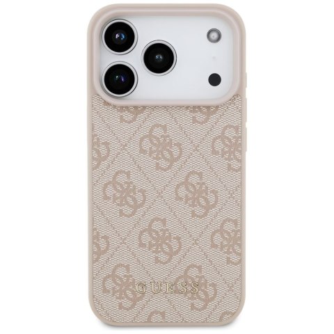 GUESS futerał do IPHONE 17 Pro GUHCP17LG4GFPI (PU 4G Classic) różowy