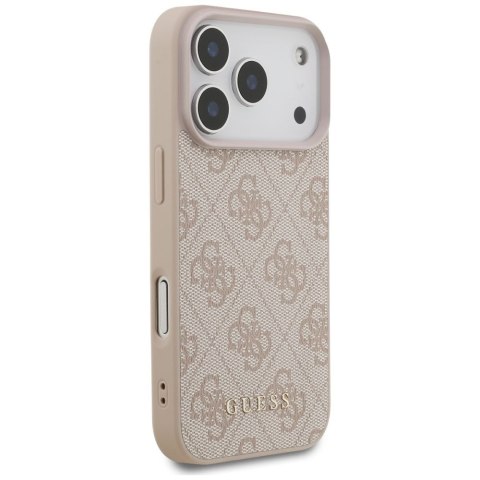 GUESS futerał do IPHONE 17 Pro GUHCP17LG4GFPI (PU 4G Classic) różowy