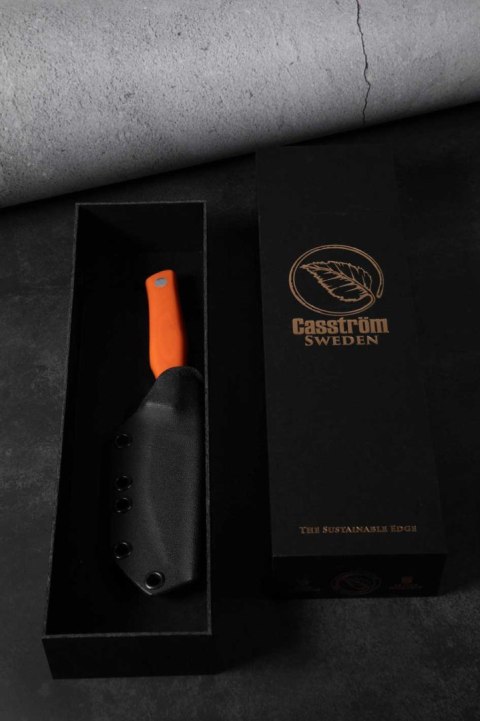 Nóż Casstrom Swedish Field Dresser Orange G10 myśliwski