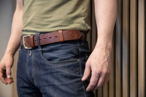 Pas skórzany Casstrom 115 cm szwedzki pas leśny outdoor