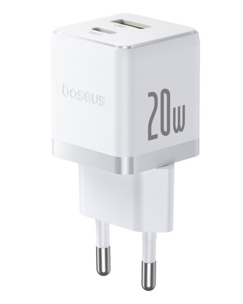 Baseus palm ładowarka sieciowa 20W usb-c usb Biały