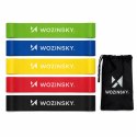 Gumy oporowe do ćwiczeń Wozinsky WGO-5 z lateksu - 5 szt.
