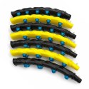 Hula hop Wozinsky WHH-110 masażer z wypustkami - niebiesko-żółty