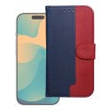 Etui z klapką na iPhone 17 PRO / 18 PRO Split Book granatowo-czerwone