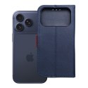 Etui z klapką na iPhone 17 / 18 Split Book granatowo-czerwone