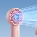 Mini wentylator Jisulife Handheld Fan Life4 3600mAh przenośny wiatraczek USB - różowy