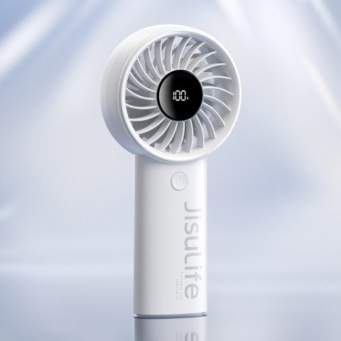Mini wentylator Jisulife Handheld Fan Life4 3600mAh przenośny wiatraczek USB - szary