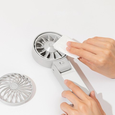 Mini wentylator Jisulife Handheld Fan Life7 3600mAh przenośny wiatraczek USB - szary