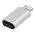 Adapter USB C do Lightning Blue Star biały