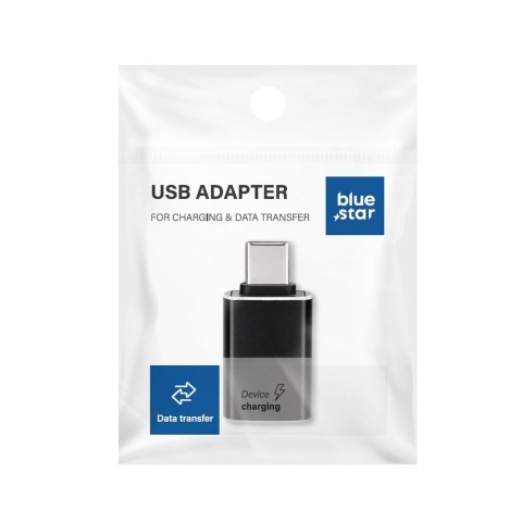 Adapter USB A 3.0 do USB C Blue Star czarny