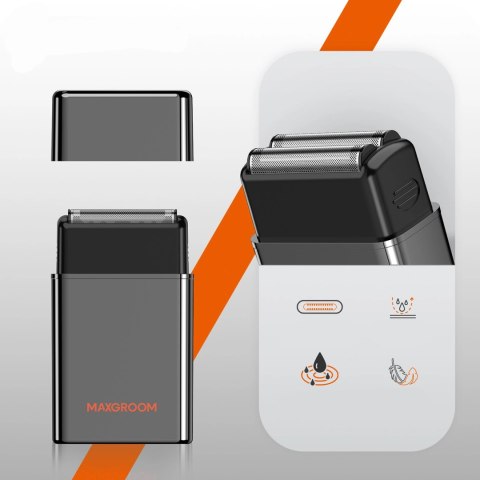 Golarka elektryczna MAXGROOM M-5580 2w1 - czarna