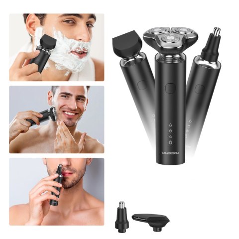 Golarka elektryczna MAXGROOM M-8012 3w1 - czarna
