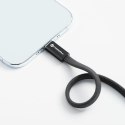 Kabel USB C do USB C Forcell F-Energy QC4.0 PD 5A 100W Cafule Flat 1,2 m CCFN23 czarny