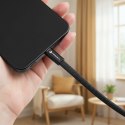 Kabel USB C do USB C Forcell F-Energy QC4.0 PD 5A 100W Cafule Flat 1,2 m CCFN23 czarny