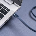 Kabel USB C do USB C Forcell F-Energy QC4.0 PD 5A 100W Cafule Flat 1,2 m CCFN23 granatowy