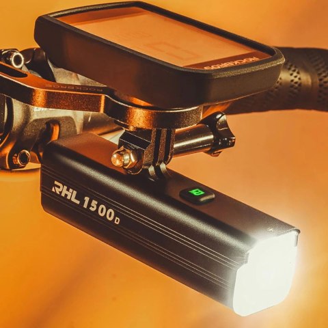 Lampka rowerowa Rockbros RHL1500 przednia 5000mAh 1500lm IPX6 - czarna