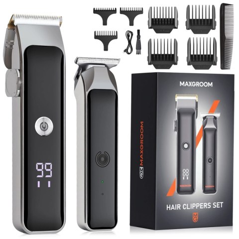 Maszynka do strzyżenia MAXGROOM M608 z trymerem - czarny