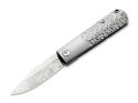 Böker BRLW Meteorite Damast Platinum Nóż Premium EDC
