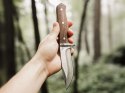Böker Plus Walnut Drop Nóż Stały 14C28N Drewno Orzech