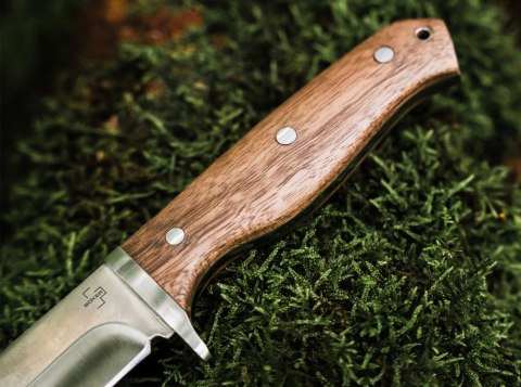 Böker Plus Walnut Drop Nóż Stały 14C28N Drewno Orzech
